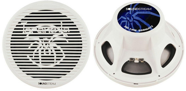 Морской сабвуфер для катеров и яхт компании Soundstream SM-10W